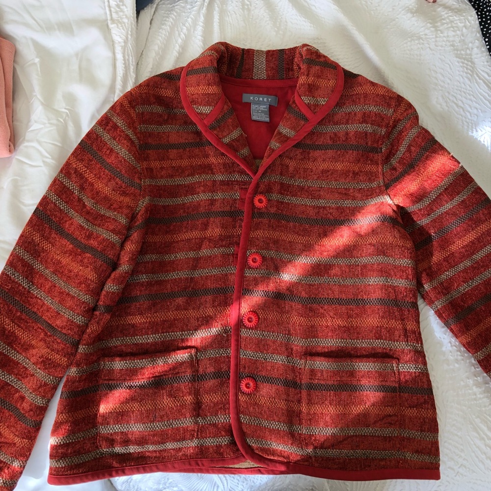 Stripped vintage coat